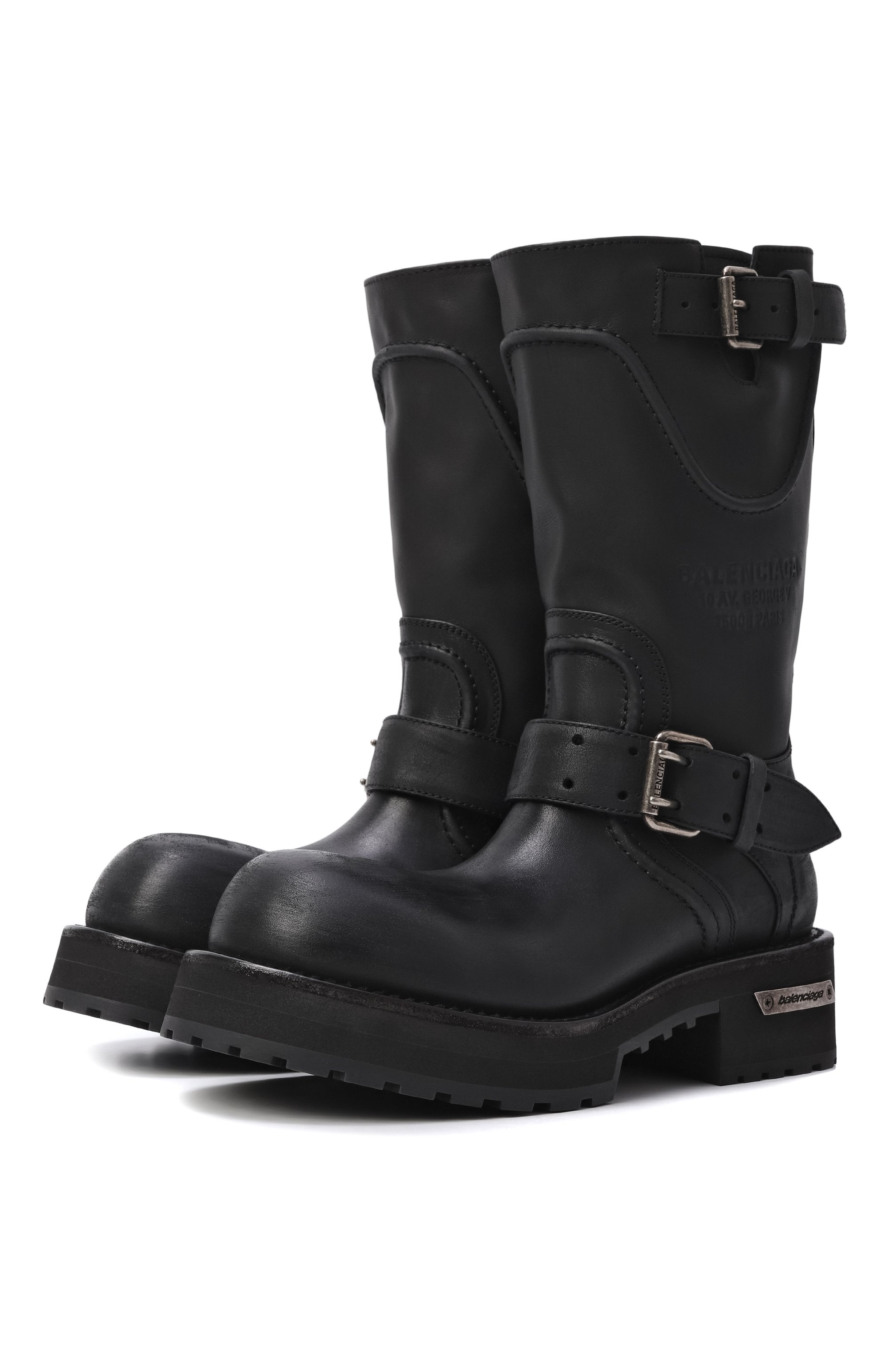 Кожаные ботинки venom BALENCIAGA, арт. 833585/WCAL1, фото 1
