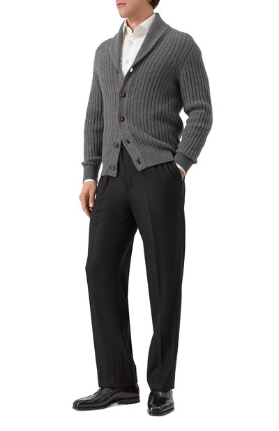 Кожаные пенни-лоферы brando SANTONI, ар�т. MCBG19173BJ1GNTG, фото 3