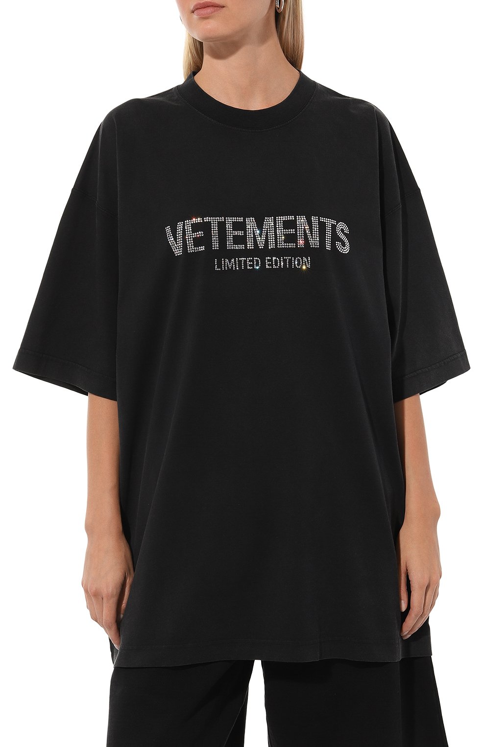 Хлопковая футболка VETEMENTS, арт. UA65TR250C, фото 3