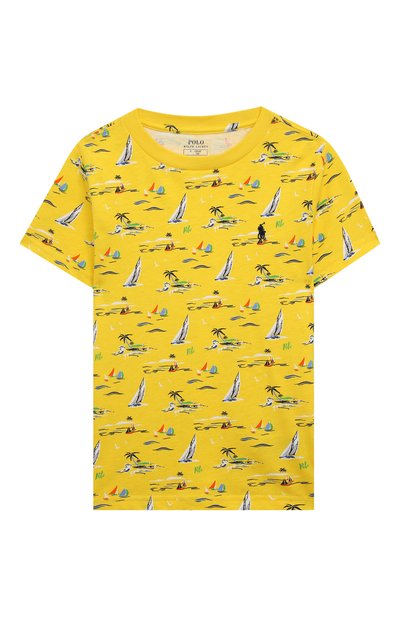 Хлопковая футболка POLO RALPH LAUREN, арт. 323861441, фото 1