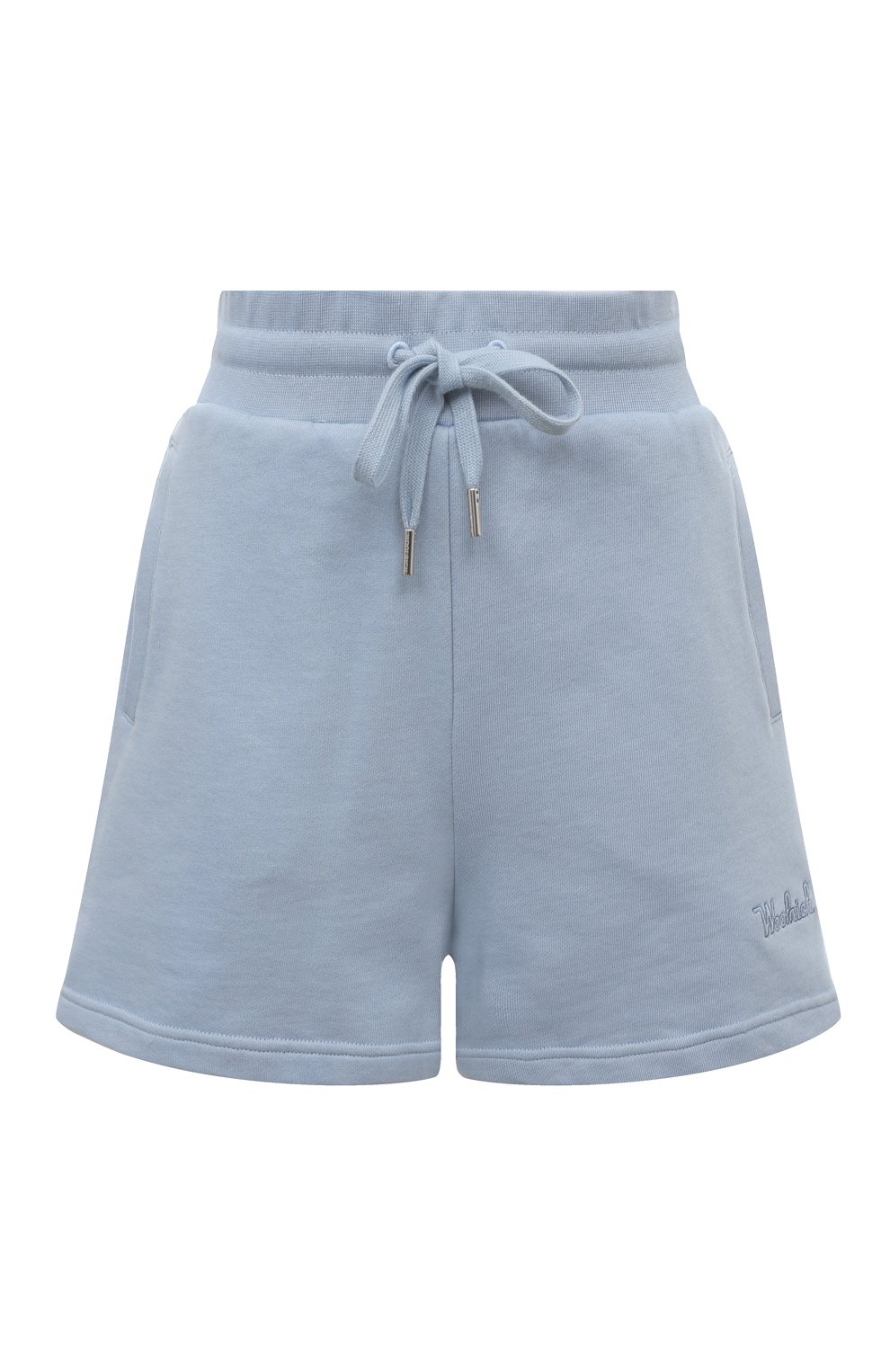 Хлопковые шорты WOOLRICH голубого цвета по цене 13750 руб., арт. CFWWSH0029FR/UT3024, фото 1 Хлопковые шорты WOOLRICH, арт. CFWWSH0029FR/UT3024, фото 1