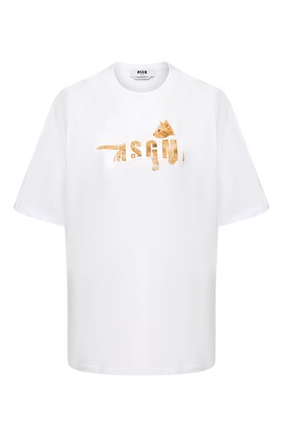 Хлопковая футболка MSGM, арт. 2842MDM269 207498, фото 1