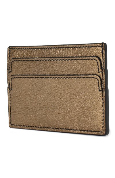 Кожаный футляр для кредитных карт ALEXANDER MCQUEEN золотого цвета по цене 19950 руб., арт. 554193/CSS0I, фото 2 Кожаный футляр для кредитных карт ALEXANDER MCQUEEN, арт. 554193/CSS0I, фото 2