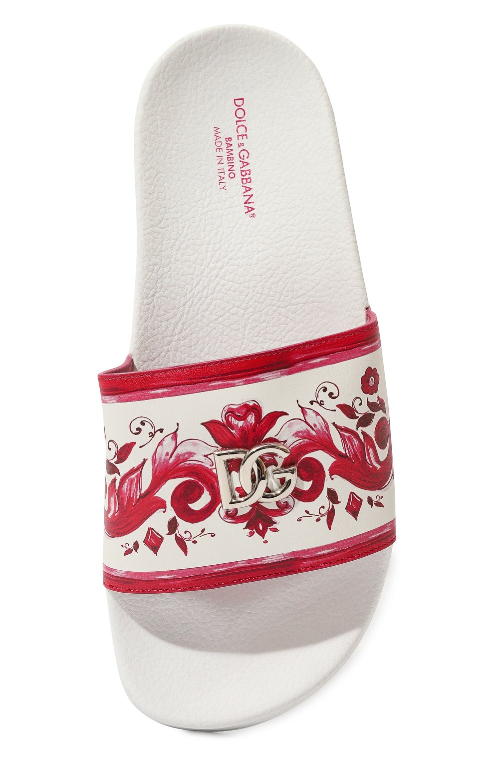 Кожаные шлепанцы DOLCE & GABBANA, арт. D10705/AC113/37-39, фото 4