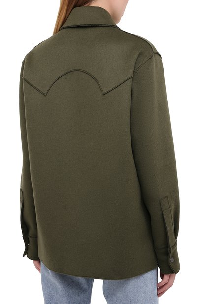 Шерстяная куртка-рубашка OFF-WHITE, арт. 0WEA225E20FAB0015601, фото 4