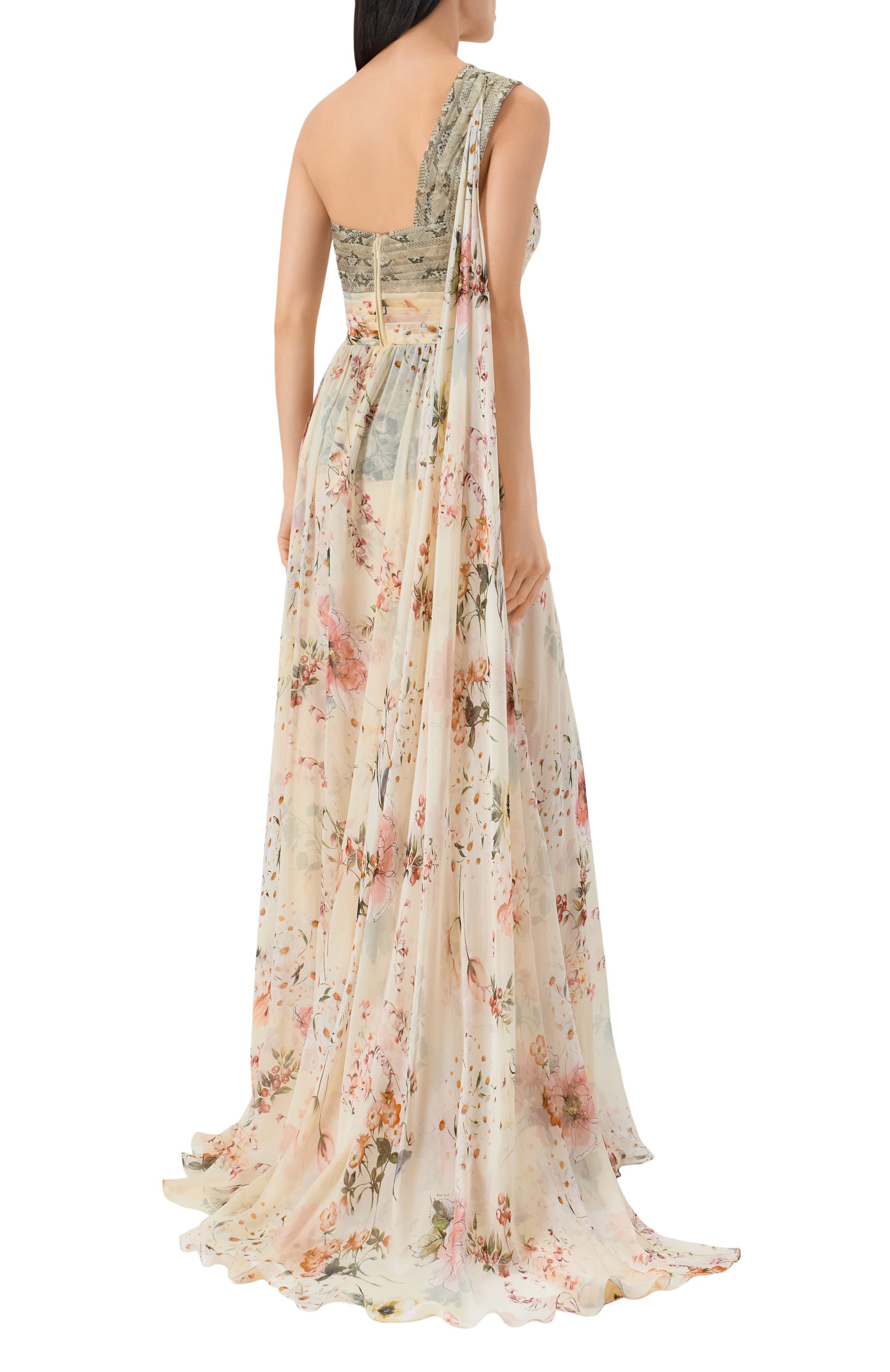 Шелковое платье ELIE SAAB, арт. D1220PS26/CH010, фото 3