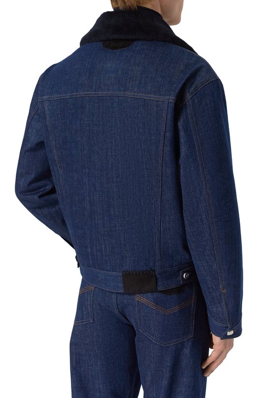Джинсовая куртка Zilli JPK007M010340006I Синий  JPK007M010340006I Фото 4