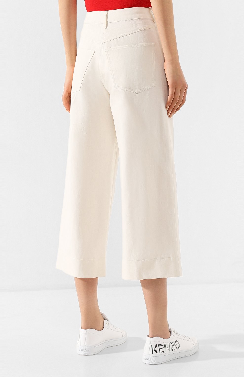 Брюки из смеси хлопка и льна KENZO, арт. FA52PA0115A0, фото 4