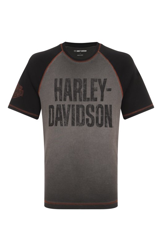 Хлопковая футболка Harley-Davidson 99187-24VM Серый  99187-24VM