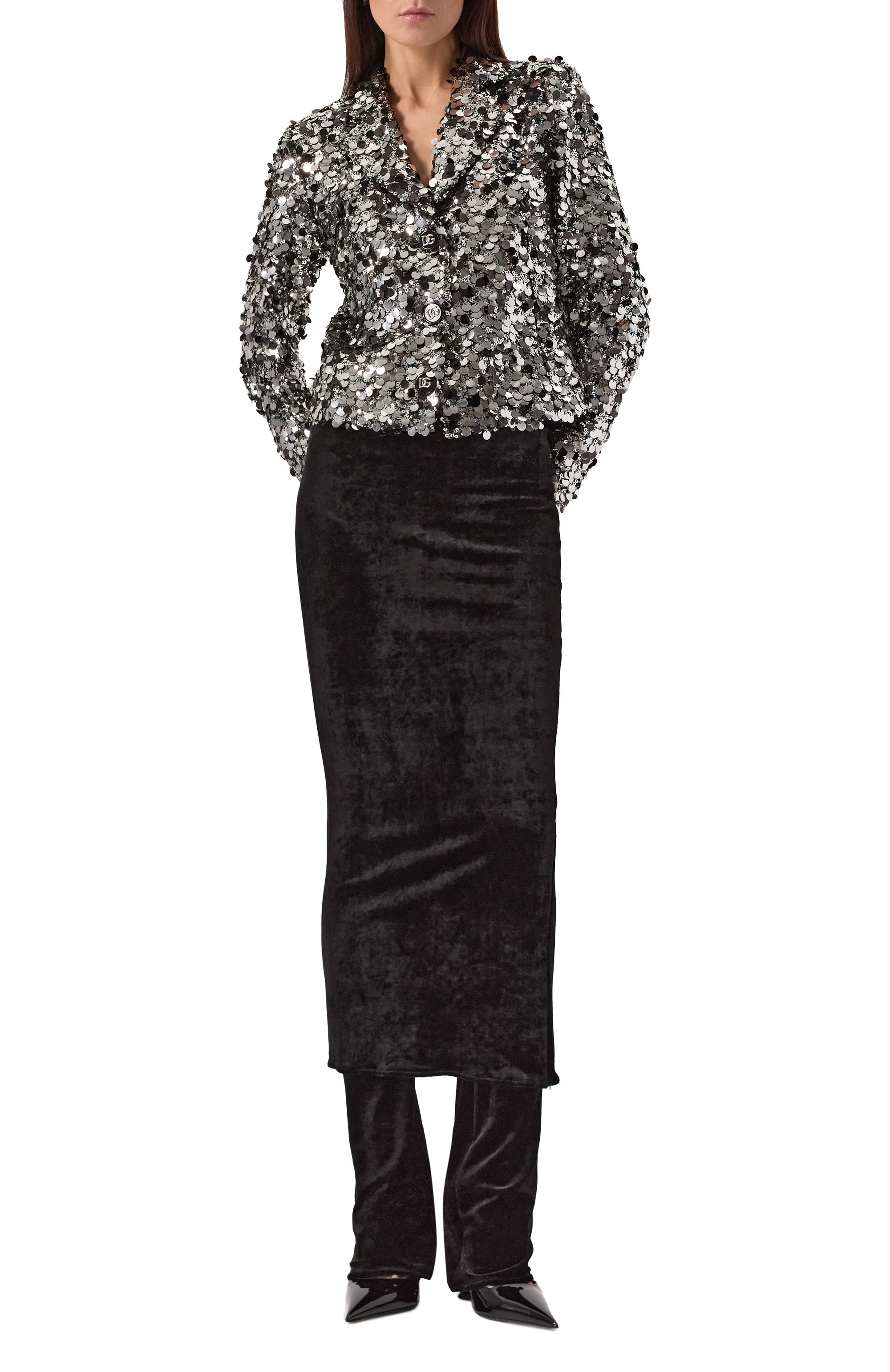 Бархатные брюки ALAIA черного цвета по цене 207000 руб., арт. AA9P0137J071A, фото 2 Бархатные брюки ALAIA, арт. AA9P0137J071A, фото 2