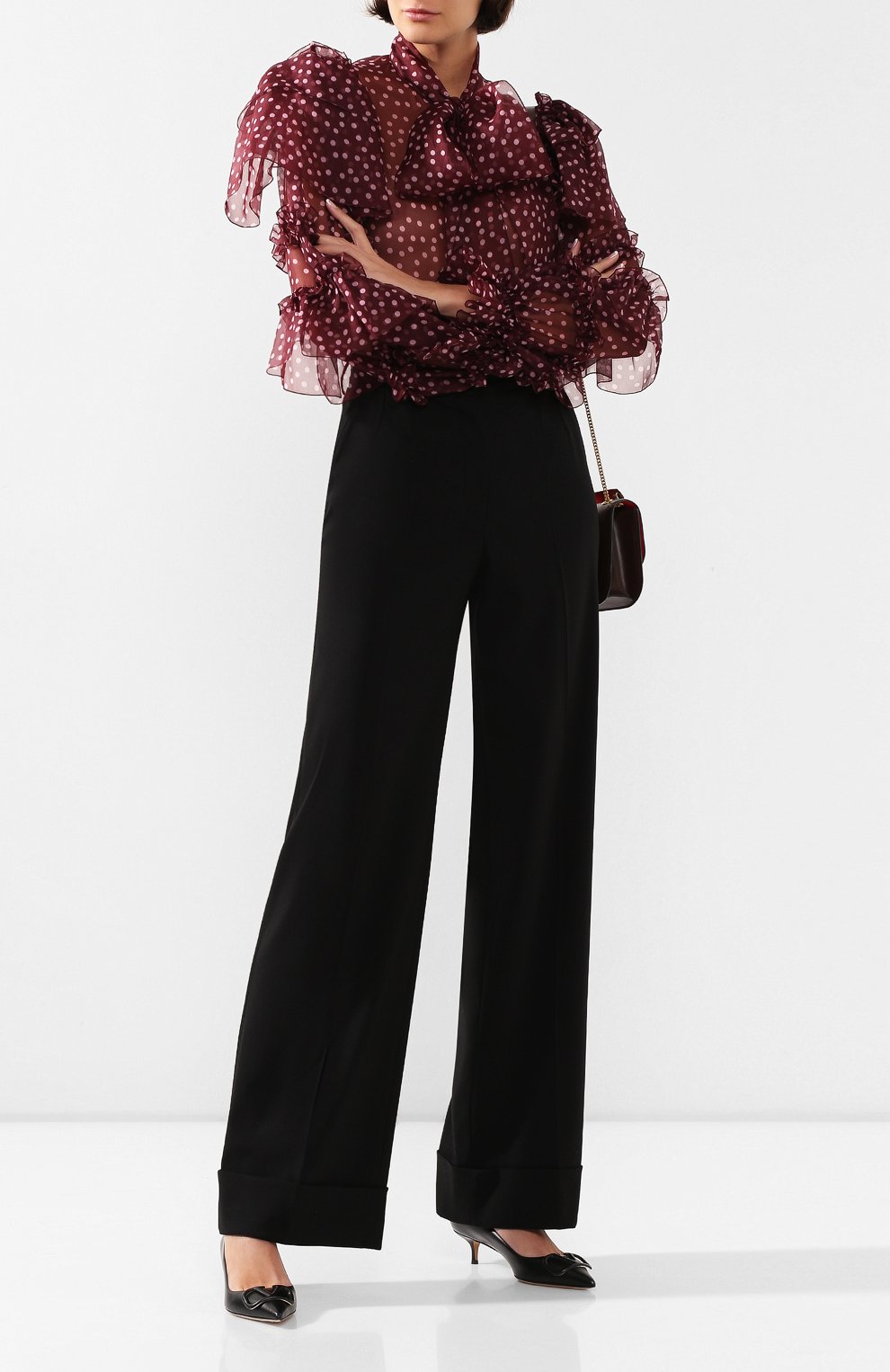 Шерстяные брюки DOLCE & GABBANA, арт. FTBM0T/FUCC6, фото 2