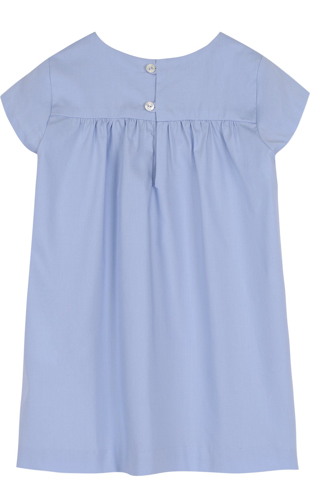 Хлопковое мини-платье свободного кроя с оборкой GUCCI, арт. 503767/XB365, фото 2