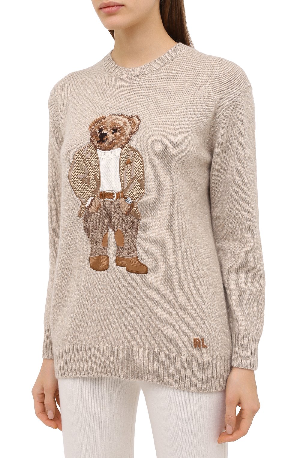 Кашемировый свитер RALPH LAUREN бежевого цвета по цене 230000 руб., арт. 290816139, фото 4 Кашемировый свитер RALPH LAUREN, арт. 290816139, фото 4