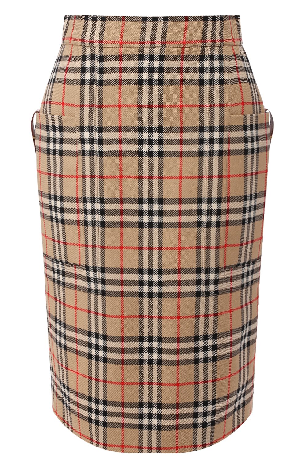 Шерстяная юбка BURBERRY бежевого цвета по цене 118000 руб., арт. 8018657, фото 1 Шерстяная юбка BURBERRY, арт. 8018657, фото 1