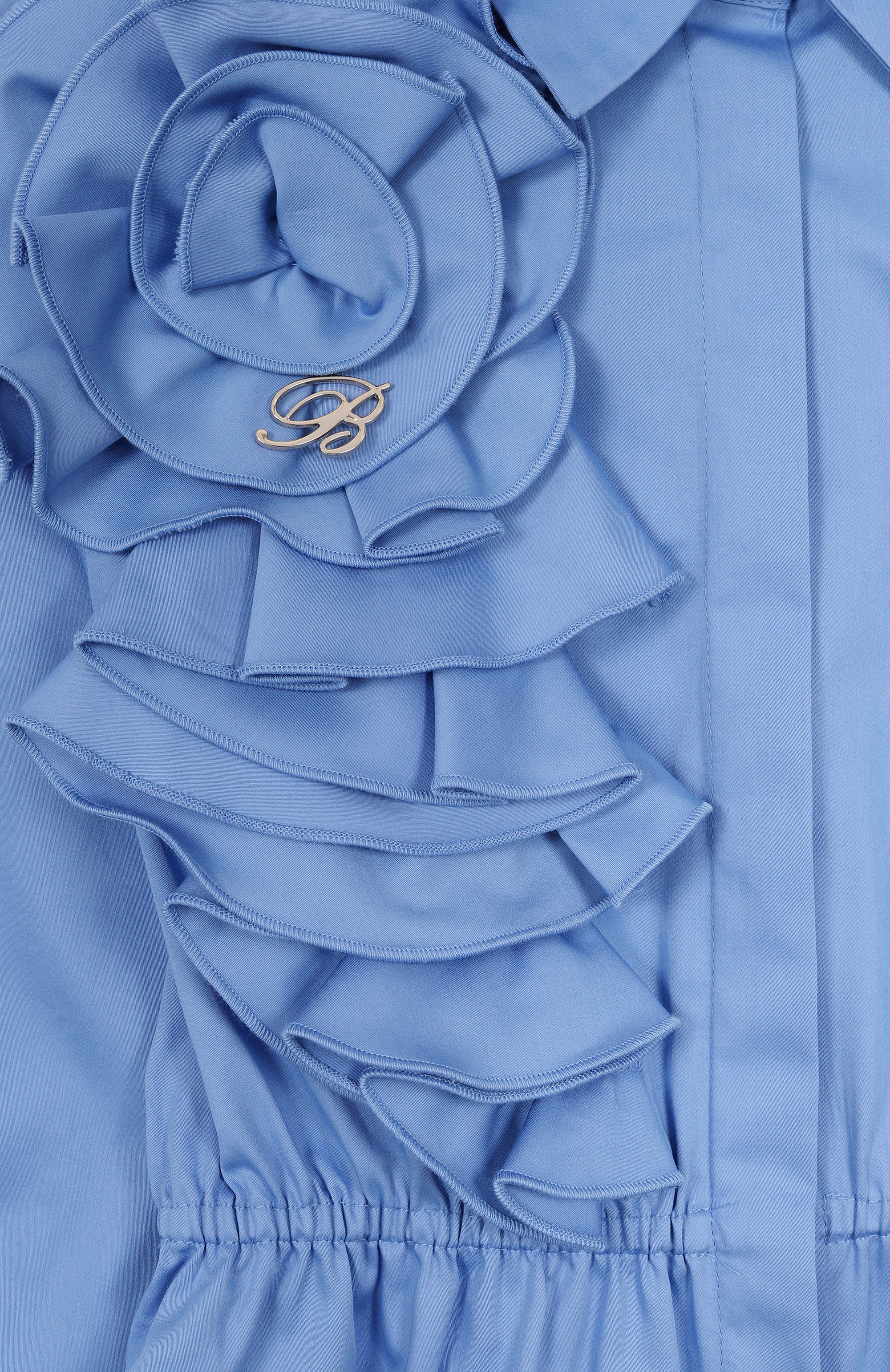 Хлопковое платье BLUMARINE, арт. BFAB015.0.RA009/6A-12A, фото 3