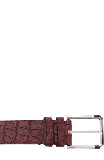 Ремень из кожи крокодила с металлической пряжкой KITON, арт. USC23PN0010224000, фото 3