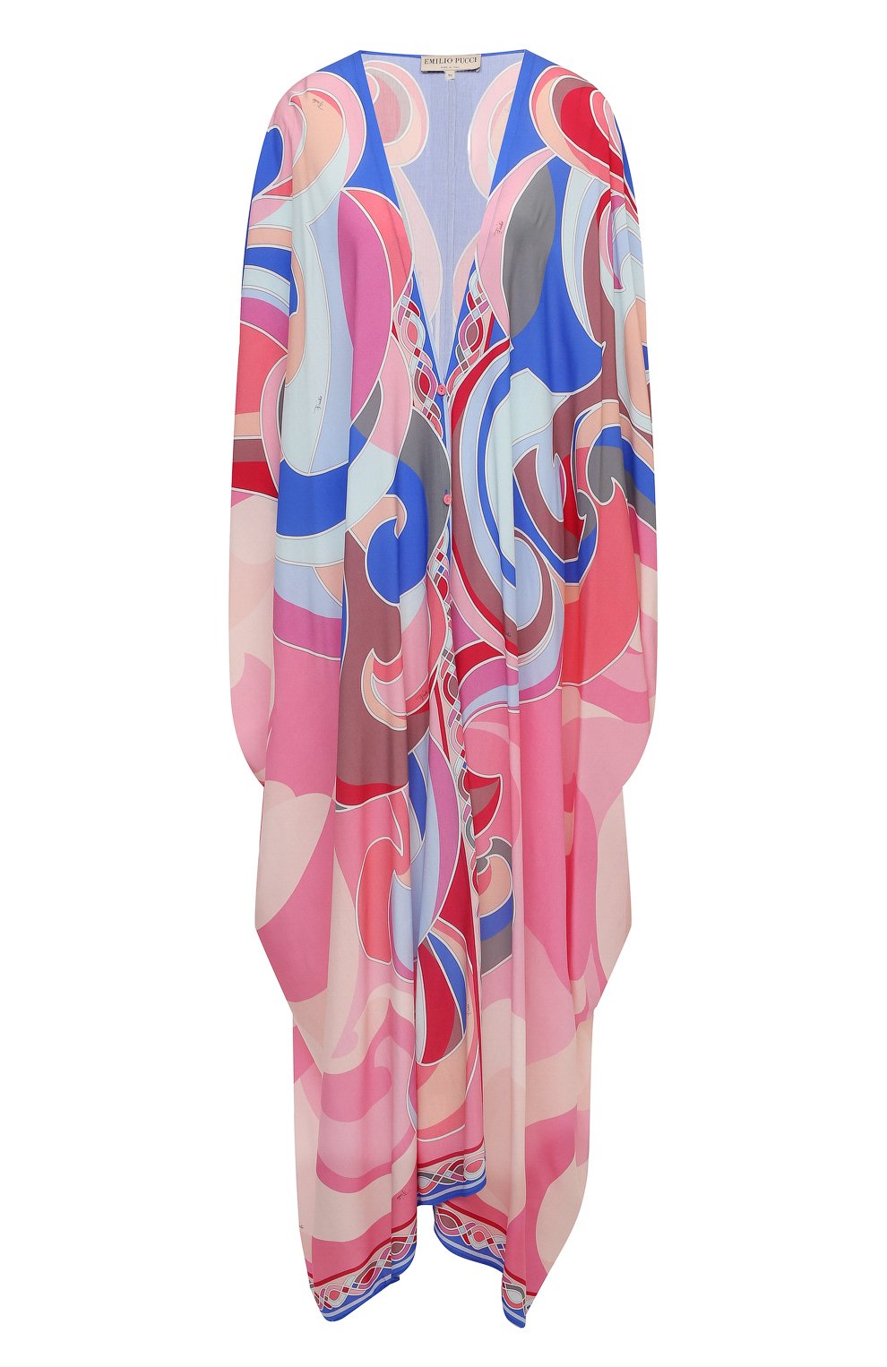 Туника из вискозы EMILIO PUCCI разноцветного цвета по цене 84100 руб., арт. 1EWL30/1E785, фото 1 Туника из вискозы EMILIO PUCCI, арт. 1EWL30/1E785, фото 1