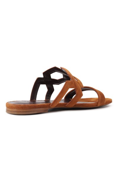 Замшевые шлепанцы BOUGEOTTE, арт. FSS-SUB0CH-C0GN, фото 5