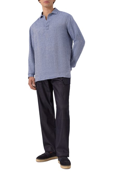 Мужская льняная рубашка GIORGIO ARMANI, арт. GM000316/AF18950