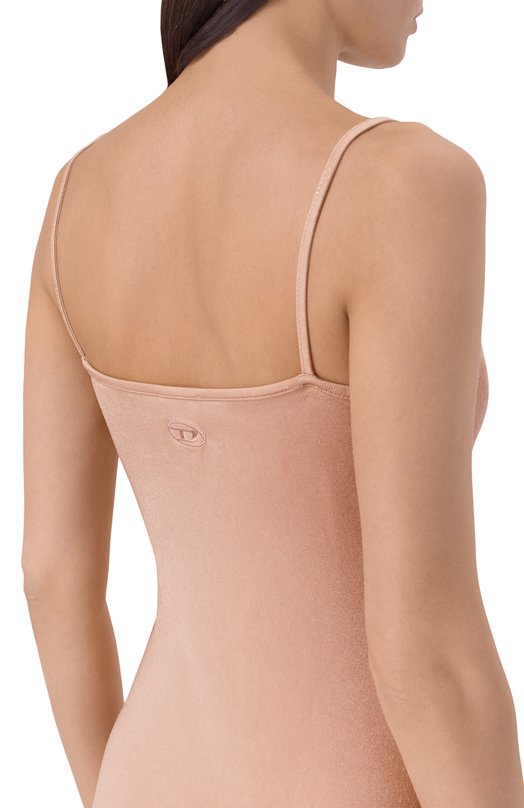 Платье из вискозы Diesel A20054/0GIBN Бежевый  A20054/0GIBN Фото 4