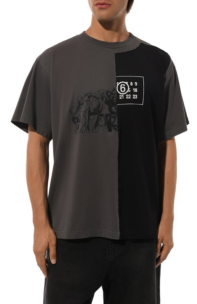 Хлопковая футболка MM6, арт. SH0GC0026/S24311, фото 3