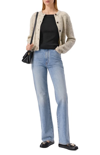 Пуловер из вискозы KHAITE черного цвета по цене 175500 руб., арт. 9714435/K435, фото 2 Пуловер из вискозы KHAITE, арт. 9714435/K435, фото 2