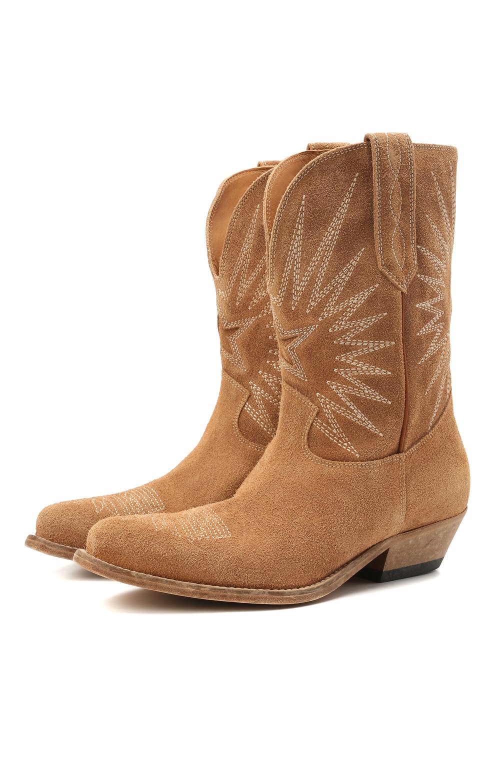 Замшевые сапоги wish star low GOLDEN GOOSE DELUXE BRAND, арт. GWF00136.F000487, фото 1