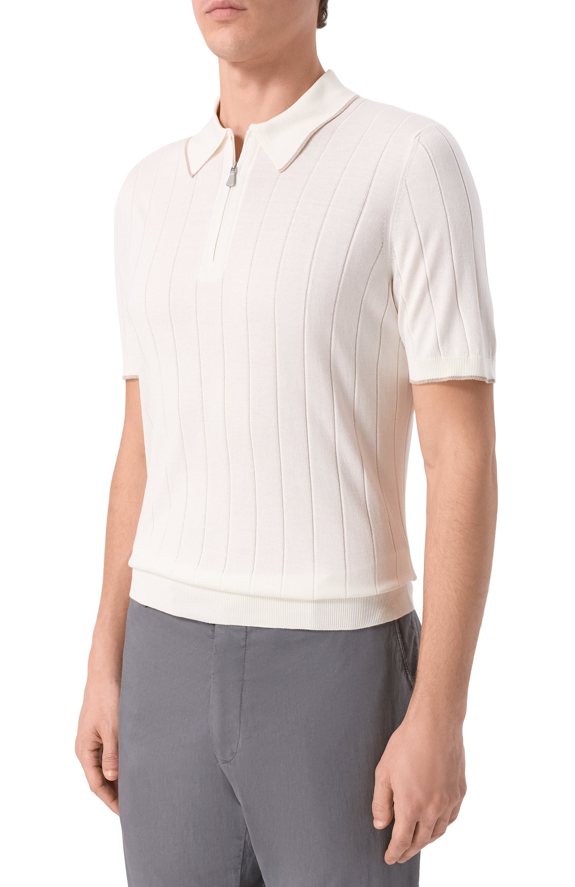 Шелковое поло GRAN SASSO, арт. 43128/23510, фото 3