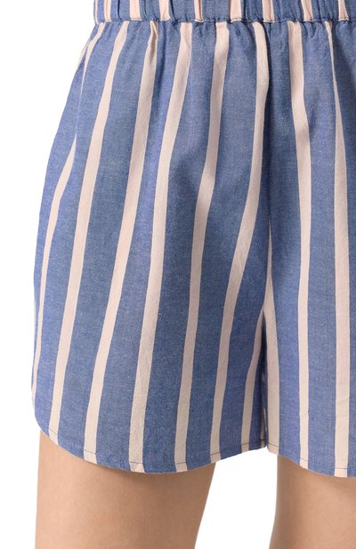 Хлопковые шорты REPLAY синего цвета по цене 11150 руб., арт. W8135 .000.52762, фото 5 Хлопковые шорты REPLAY, арт. W8135 .000.52762, фото 5