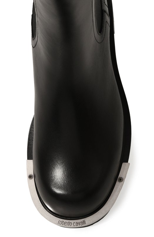 Кожаные челси Roberto Cavalli Чёрный, фото 6