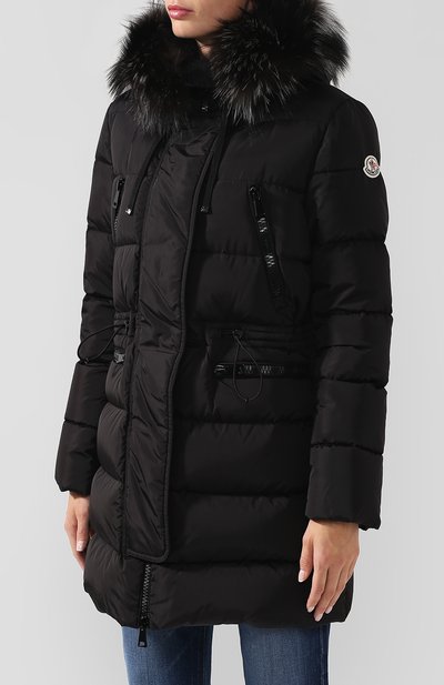 Пуховик с меховой отделкой капюшона MONCLER, арт. D2-093-49885-25-54155, фото 3