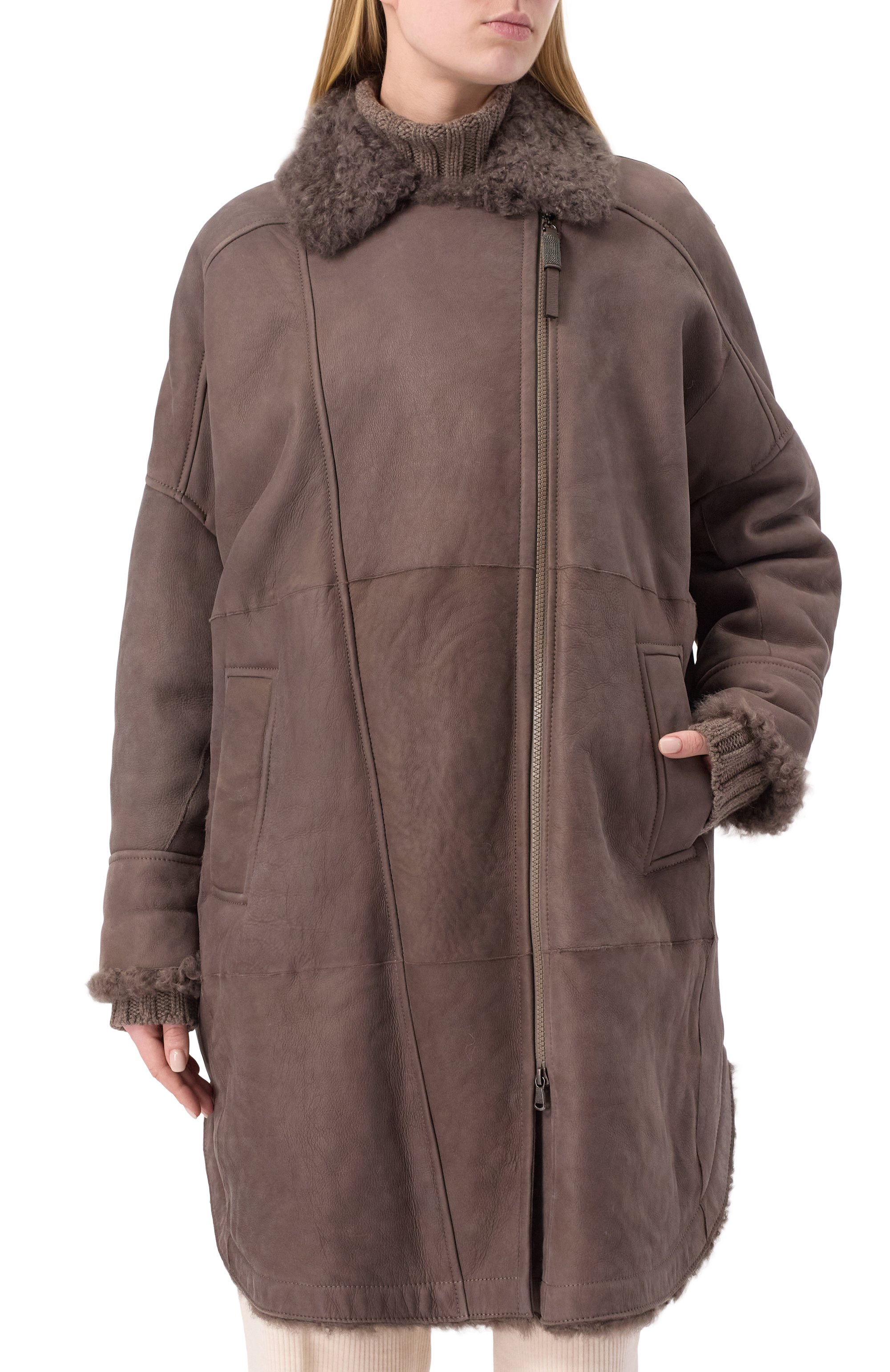 Дубленка из овчины BRUNELLO CUCINELLI, арт. MPMCY9674, фото 3