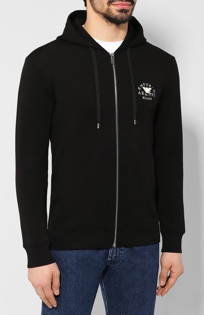 Хлопковая толстовка EMPORIO ARMANI, арт. 3H1M9E/1JHSZ, фото 3