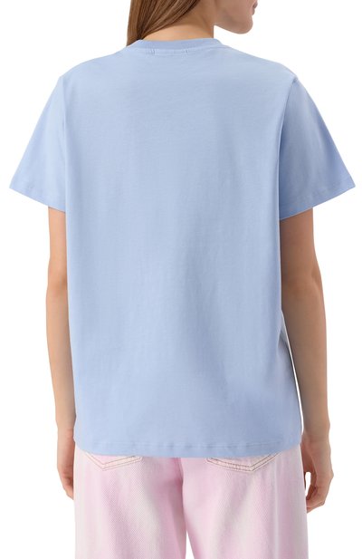 Хлопковая футболка GANNI, арт. T4278, фото 4