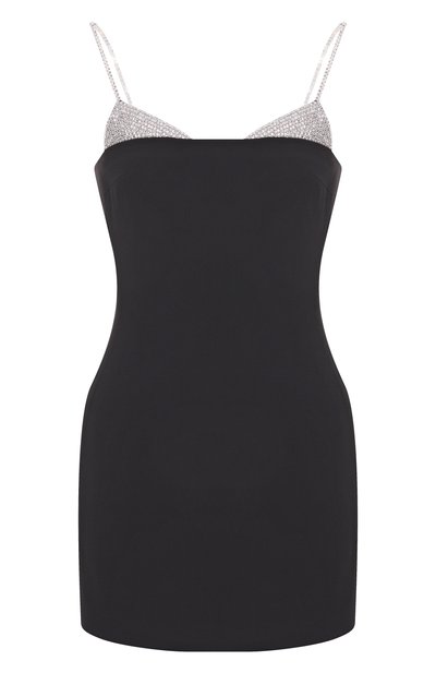 Женское платье с отделкой стразами DAVID KOMA, арт. PF25DK75D