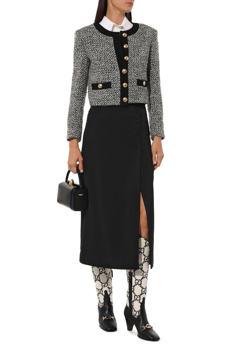 Комбинированные сапоги zumi GUCCI, арт. 577652 G3210, фото 1