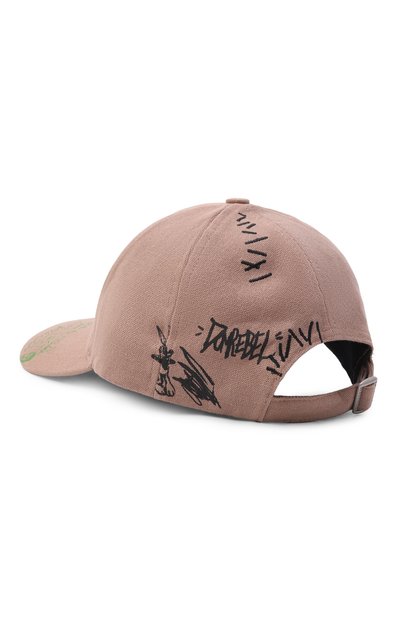 Хлопковая бейсболка DOMREBEL, арт. M SKETCH BUNNY/BASEBALL CAP, фото 2