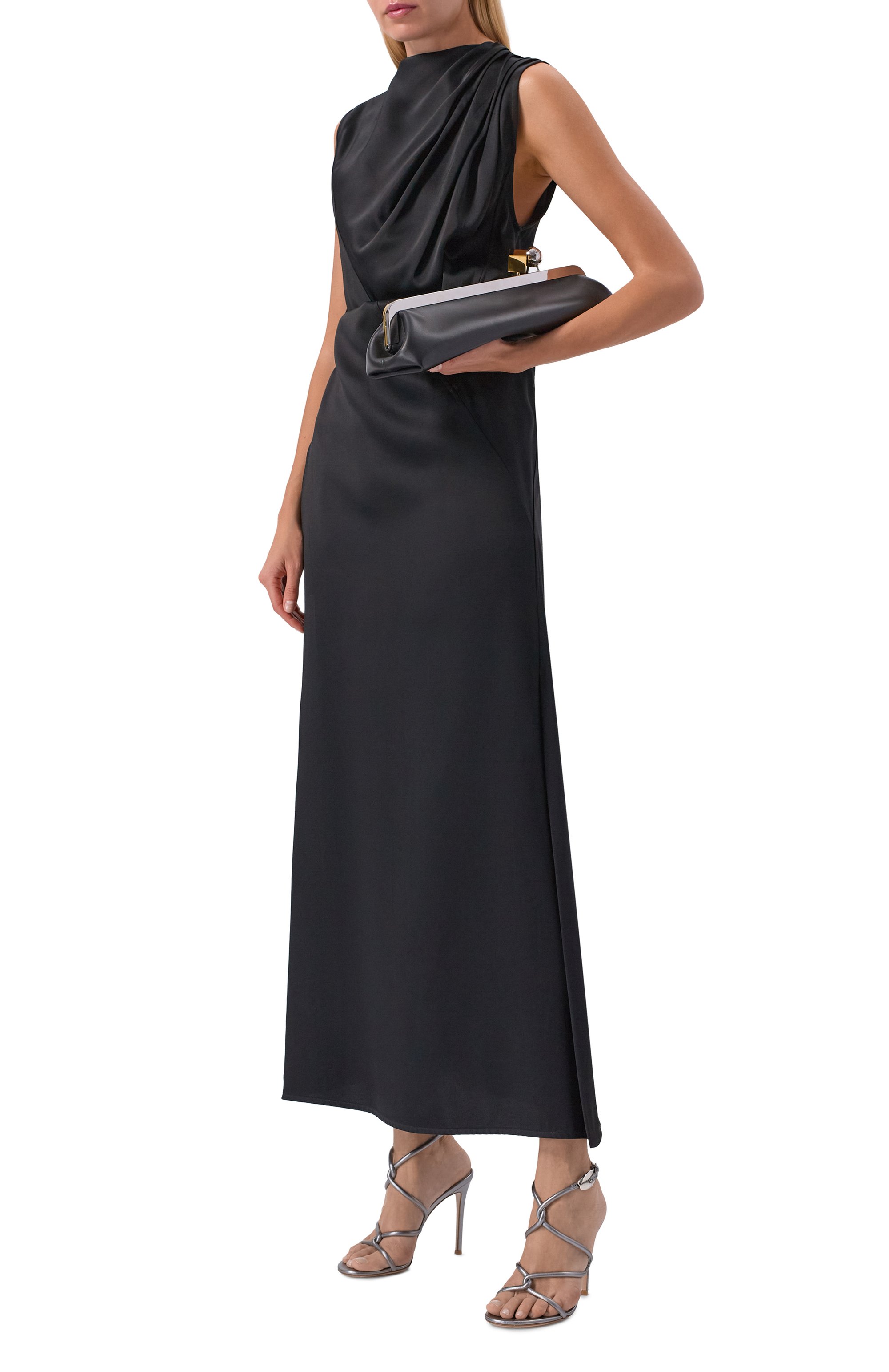 Кожаные босоножки jungle mamba GIANVITO ROSSI, арт. G32533.15RIC.NIGACCT, фото 3