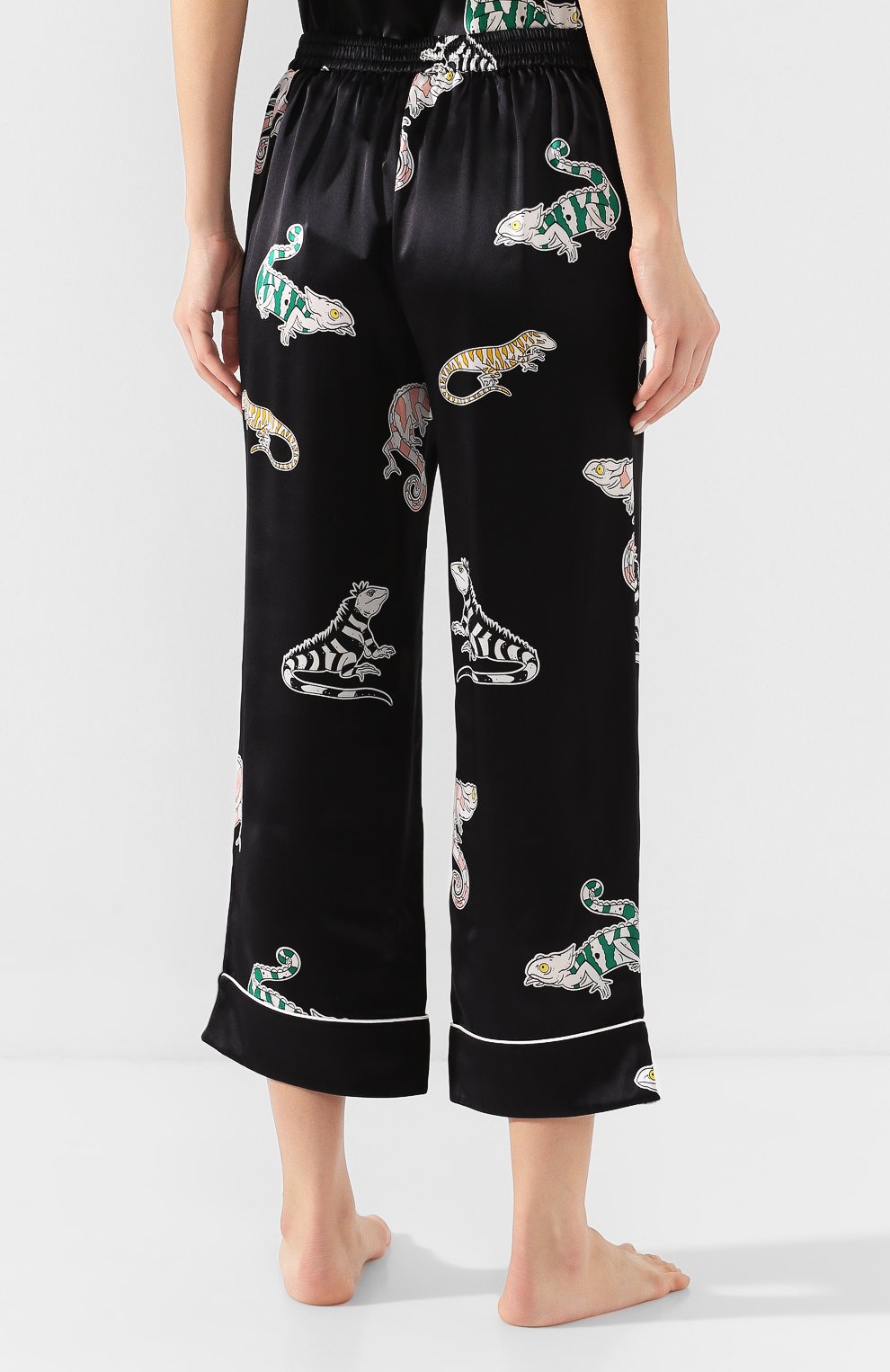 Шелковая пижама OLIVIA VON HALLE темно-синего цвета по цене 32750 руб., арт. AW1909, фото 5 Шелковая пижама OLIVIA VON HALLE, арт. AW1909, фото 5