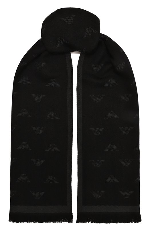 Шерстяной шарф Emporio Armani 625009/CC306 Серый 625009/CC306