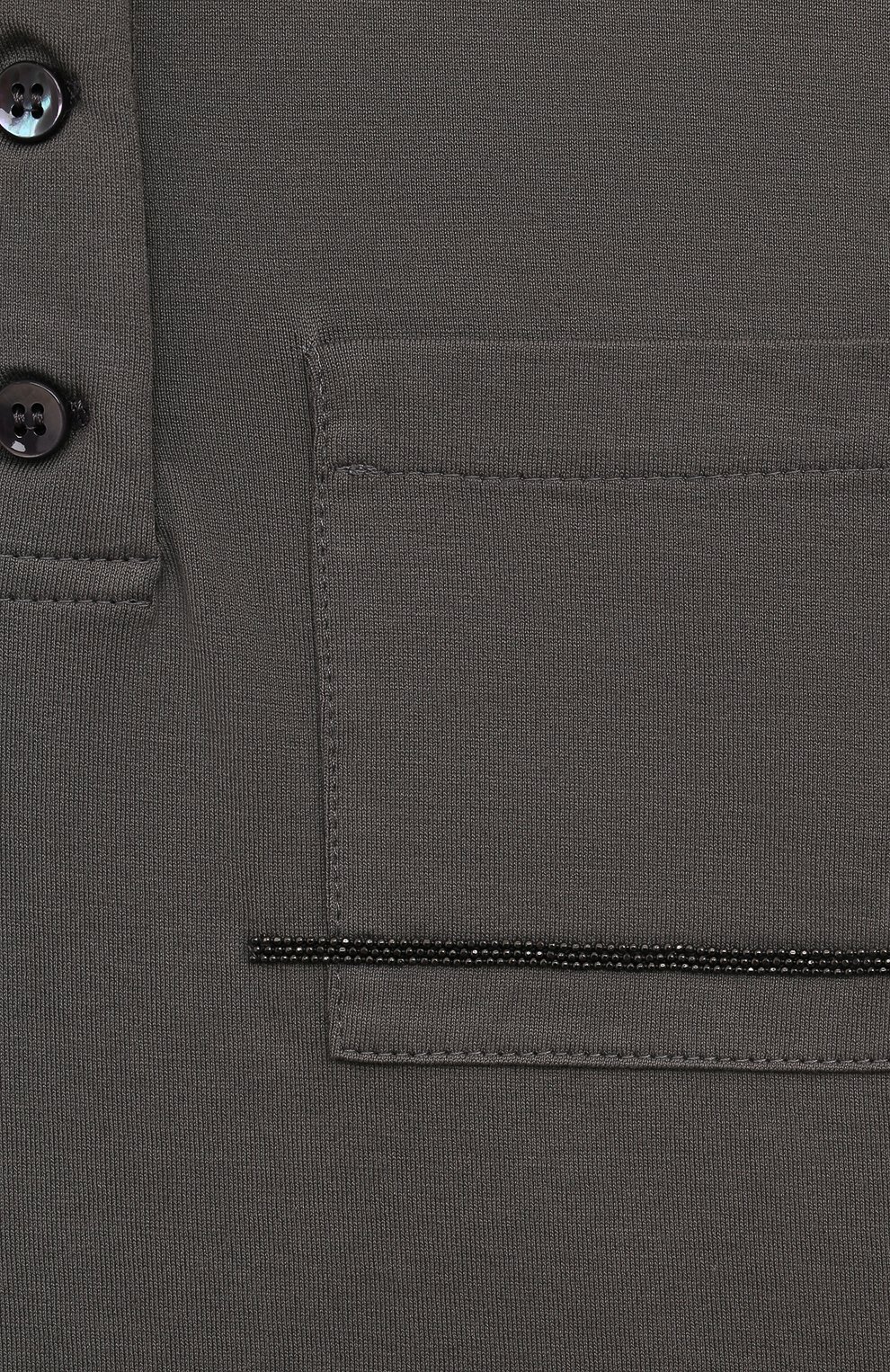 Хлопковое поло BRUNELLO CUCINELLI, арт. B0T81T074A, фото 3