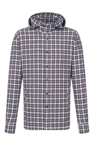 Мужская хлопковая рубашка KITON, арт. UMCMARH0825907