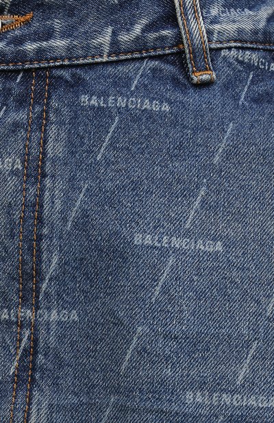 Джинсовая юбка BALENCIAGA синего цвета по цене 78100 руб., арт. 641517/TJW53, фото 5 Джинсовая юбка BALENCIAGA, арт. 641517/TJW53, фото 5