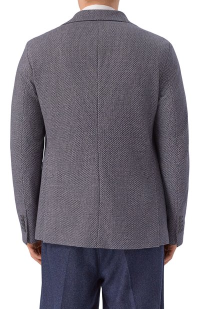 Хлопковый пиджак CIRCOLO 1901 темно-синего цвета по цене 64100 руб., арт. CN4997, фото 5 Хлопковый пиджак CIRCOLO 1901, арт. CN4997, фото 5