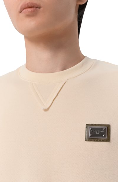 Хлопковый лонгслив DOLCE & GABBANA, арт. G8TF9T/HU7WY, фото 5