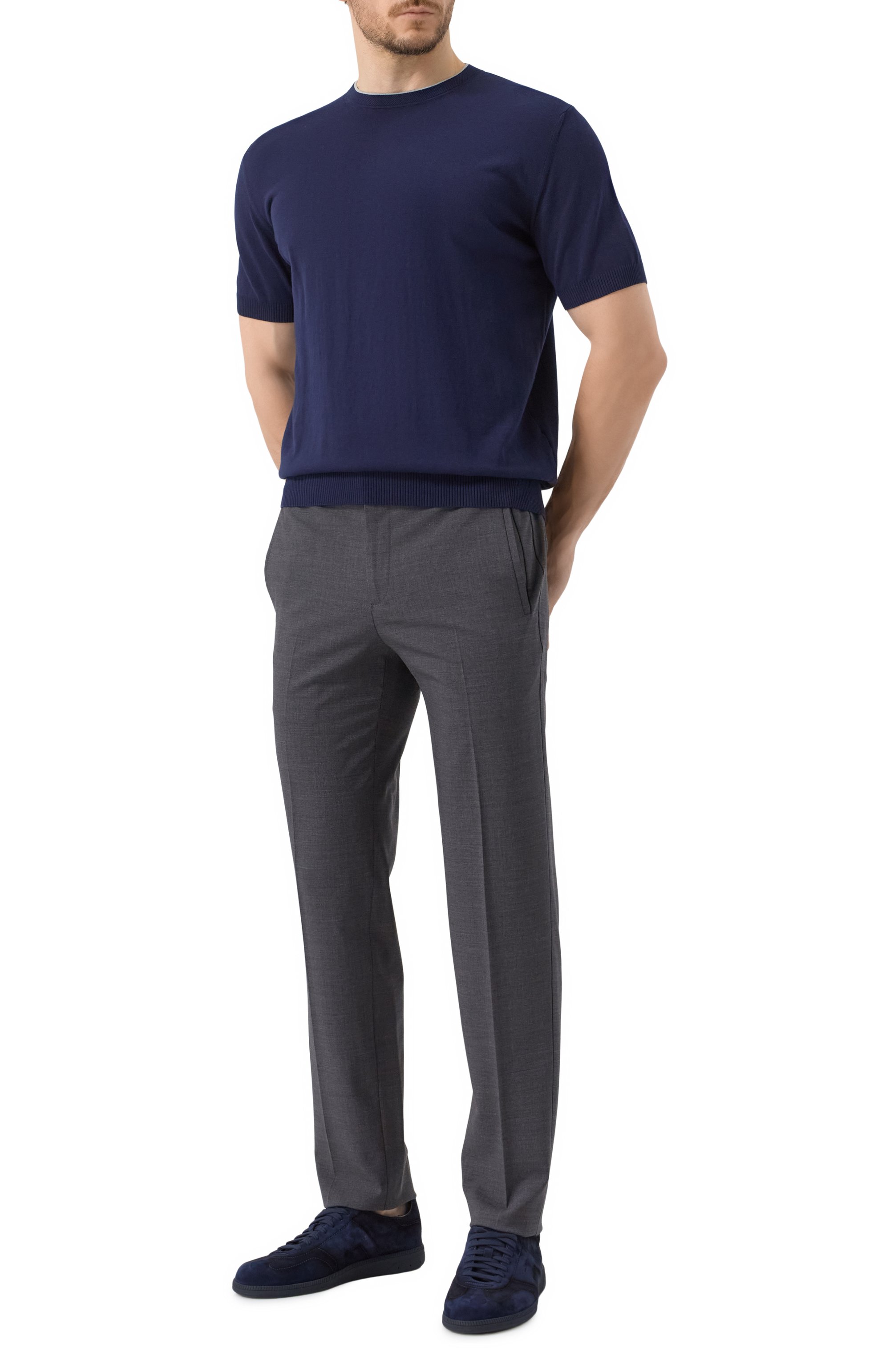 Замшевые кеды dbs-olympic SANTONI, арт. MBPG220720CATSE2, фото 2