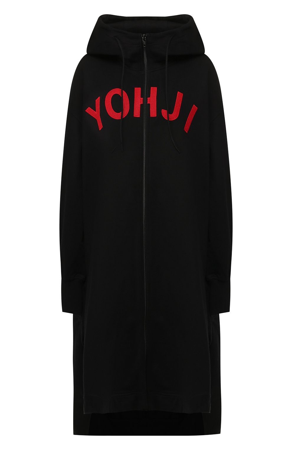 Хлопковое платье Y-3 черного цвета по цене 25250 руб., арт. FJ0317/W, фото 1 Хлопковое платье Y-3, арт. FJ0317/W, фото 1