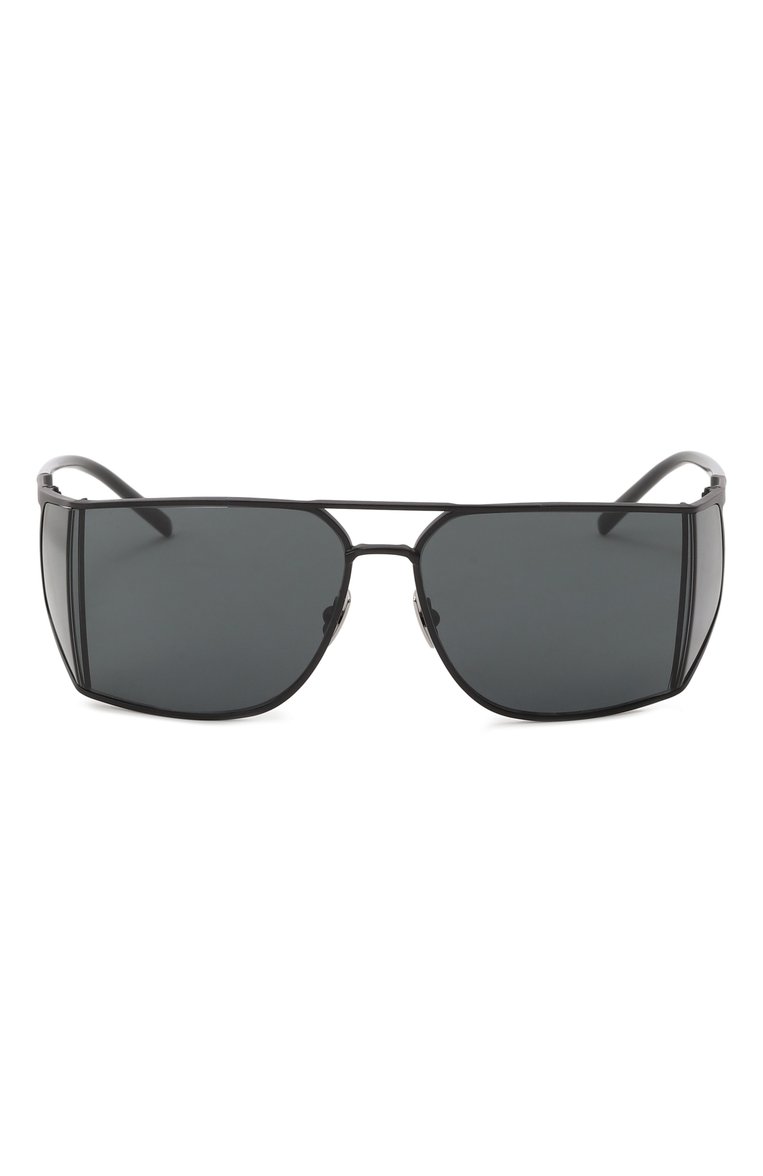 Женские солнцезащитные очки SAINT LAURENT черного цвета, арт. SL 750 001 | Фото 3 (Материал: Металл; Нос: Не проставлено; Региональные ограничения белый список (Axapta Mercury): Не проставлено; Тип очков: С/з; Очки форма: Прямоугольные, Маска; Оптика Гендер: оптика-женское)