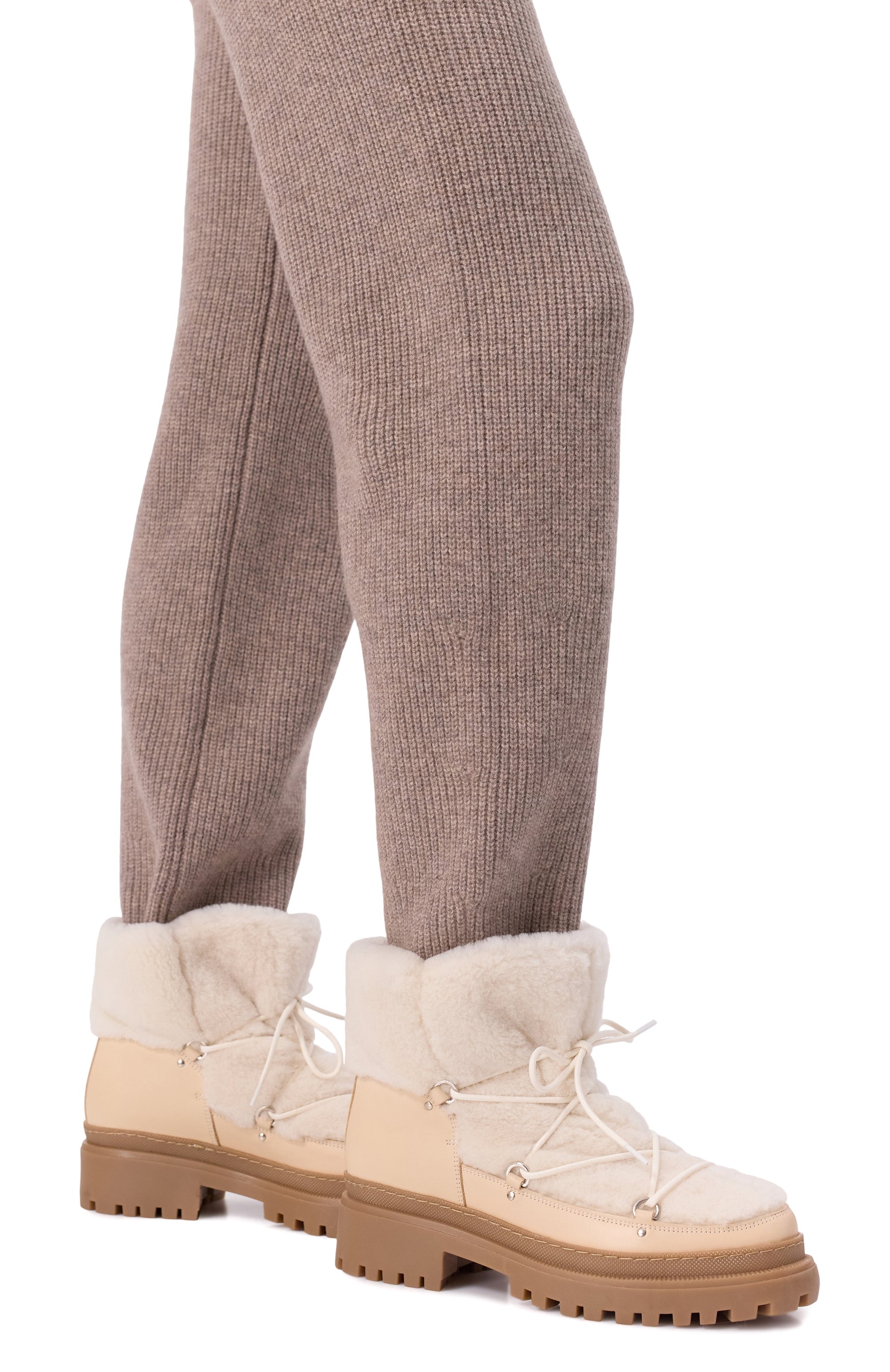 Комбинированные ботинки YVES SALOMON, арт. 24WAC516XXMERX, фото 3