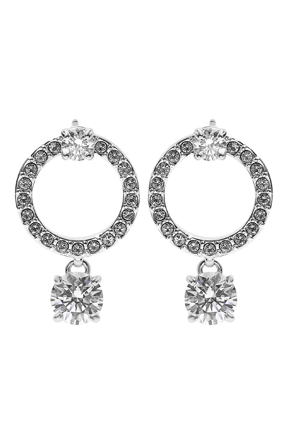 Серьги constella SWAROVSKI серебряного цвета по цене 13700 руб., арт. 5563278, фото 1 Серьги constella SWAROVSKI, арт. 5563278, фото 1